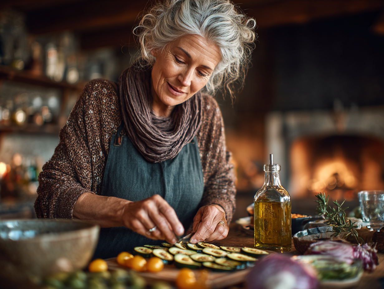 Щастливо семейство готви заедно